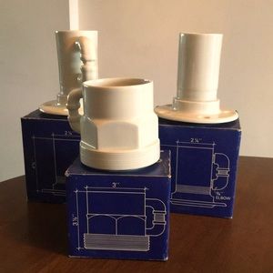 Vintage Jackson Boone Plumbers Nightmare set of 3 coffee mugs